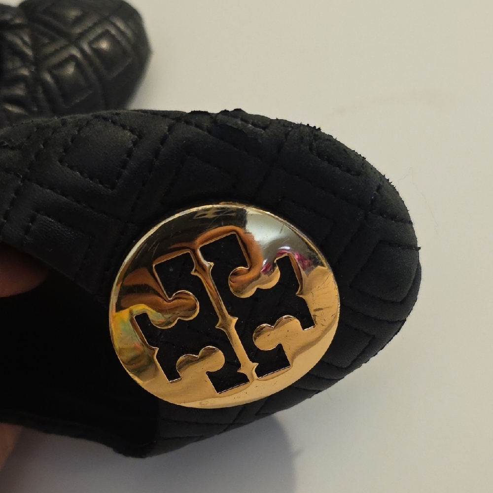 Tory Burch Black Quilted Leather Detail - Picture 4 of 11